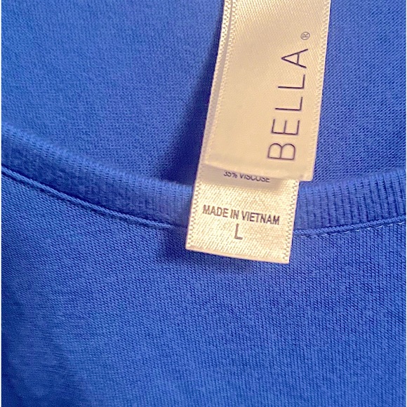 Bella & Canvas Blue Scoop neck Tee - Picture 3 of 4